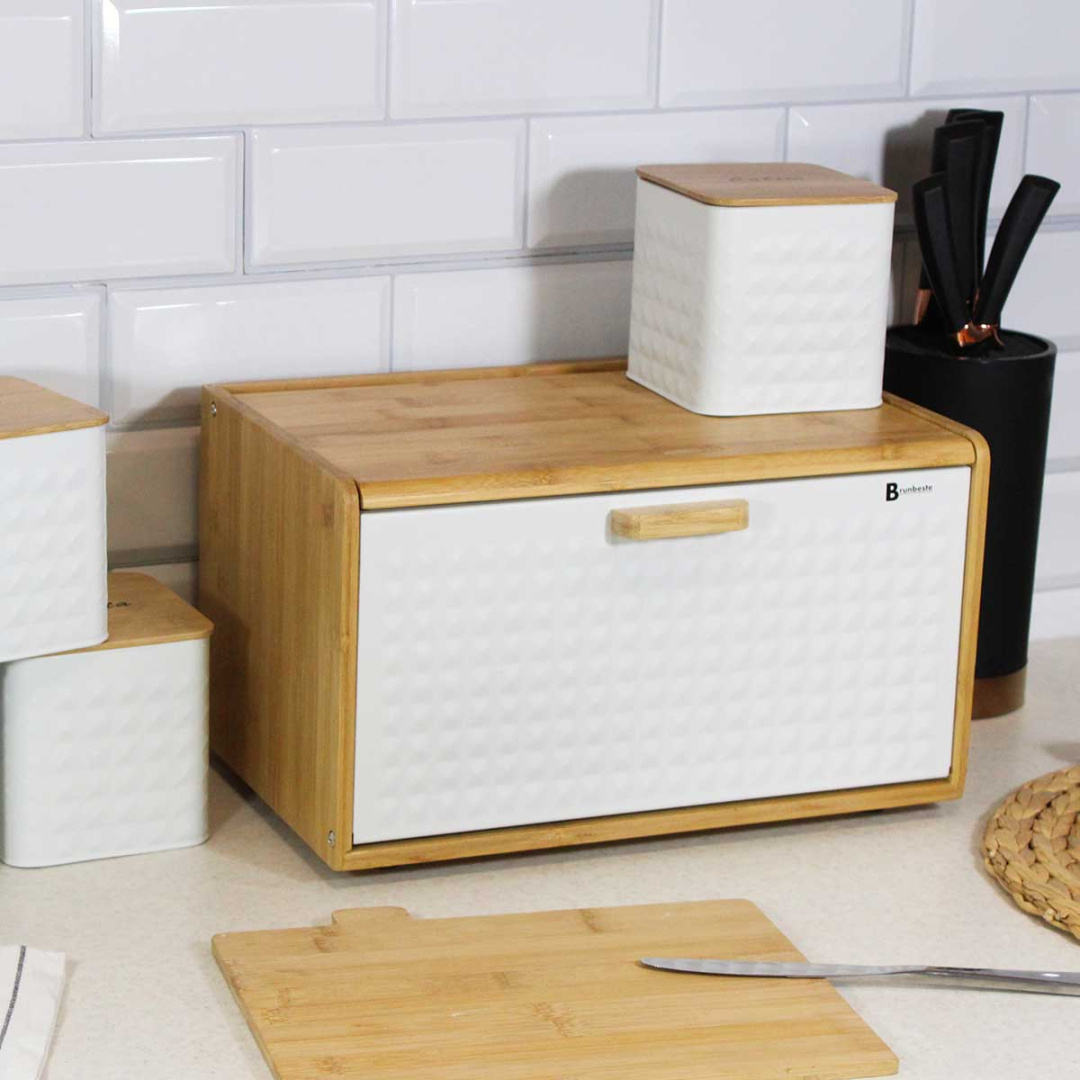 CHLEBAK POJEMNIK NA PIECZYWO BAMBUSOWY DWUSTRONNY 4257